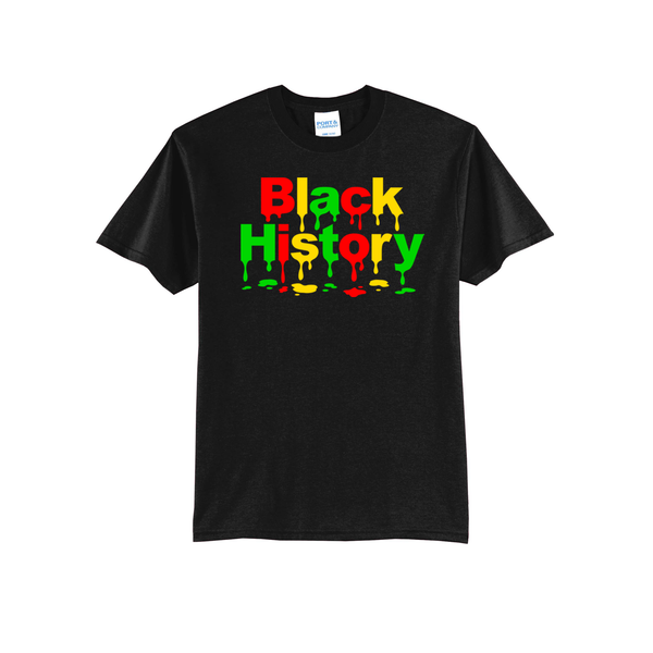 'Black History Drip' Short Sleeve Tee