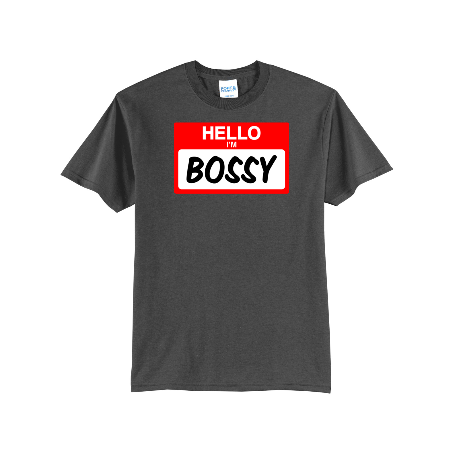 'Hello I'm Bossy' Short Sleeve Tee