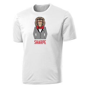 'Sharpe' Lion in Silver Performance Tee