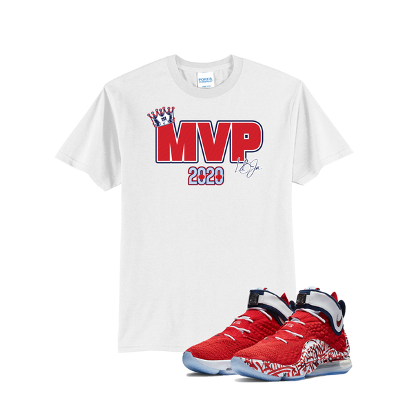 'MVP' in Fire Red CW Short Sleeve Tee