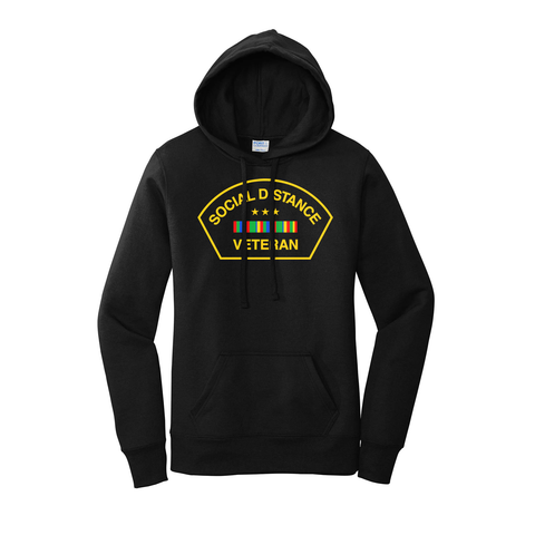 'Social Distance Veteran' Women's Hoodie