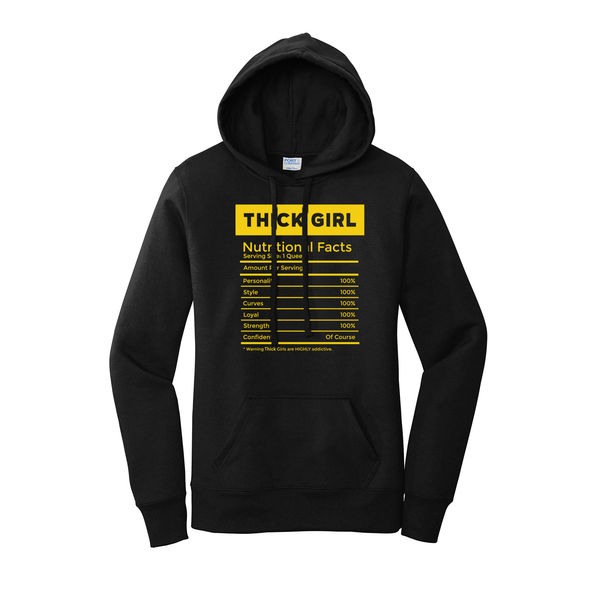 'Thick Girl Nutrition' Women's Hoodie