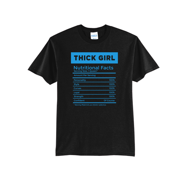 'Thick Girl Nutrition' Short Sleeve Tee